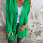 Casual Hooded Single-Breasted Cardigan Fashion Loose Solid Color Jacket Spring And Autumn Women's Clothing