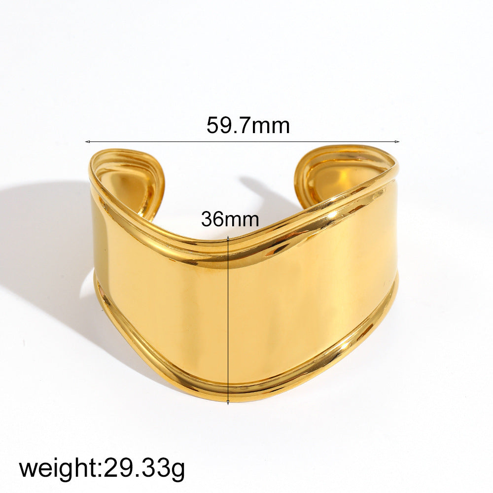 Hug 18K Gold Stainless Steel Bracelet For Women