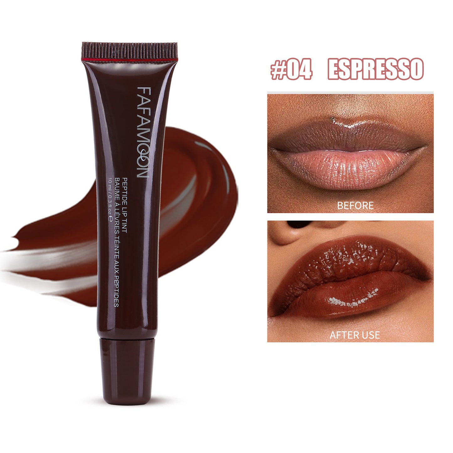 Glossy Lip Glaze Waterproof Long Lasting Lip Gloss Glossy Mirror Tea Red Liquid Lipstick Doodle Lip Korean Makeup