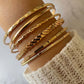 Bohemian Metal Chain Bracelet Set For Women Geometric Gold Color Thick Link Chain  Bangle Female Fashion Jewelry